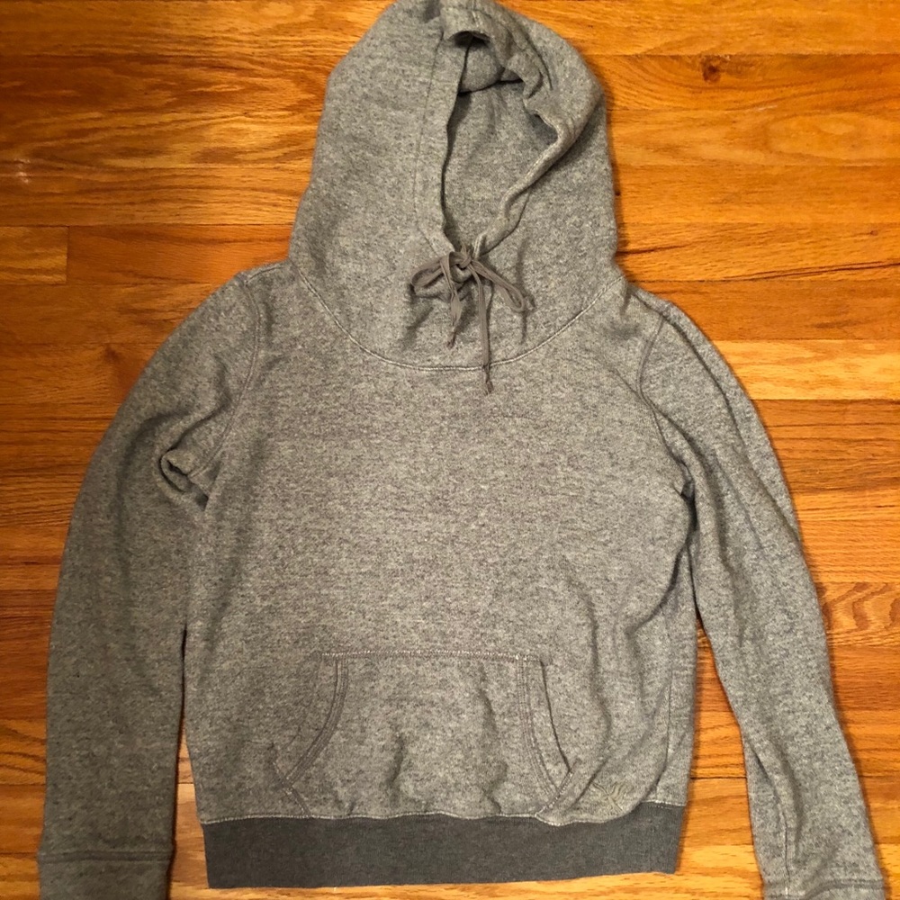 American Eagle gray cowl neck hoodie